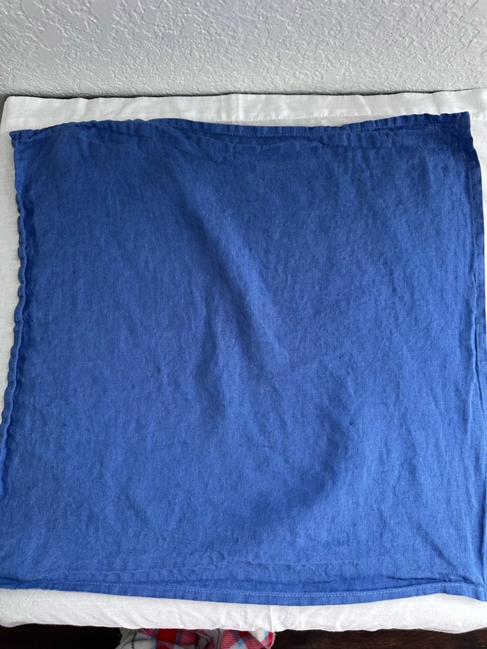 Williams Sonoma Linen Napkins Set of 3 Blue 20”X20” Made in Italy Table Linens - Picture 2 of 4